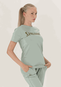 40232028-LGKH_T-shirt logo women Sportsstyle Light Green-Khaki_Main.webp