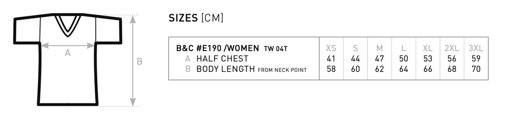 t-shirt maten dames.webp