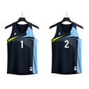 2er-Set Beachvolleyball-Shirts – Herren, ärmellos