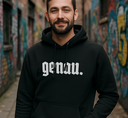 Hoodie GENAU, zwart