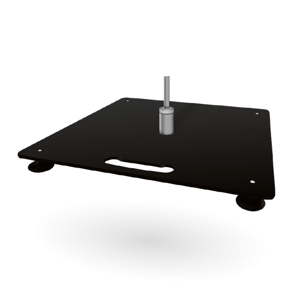Heavy duty beach flag base plate