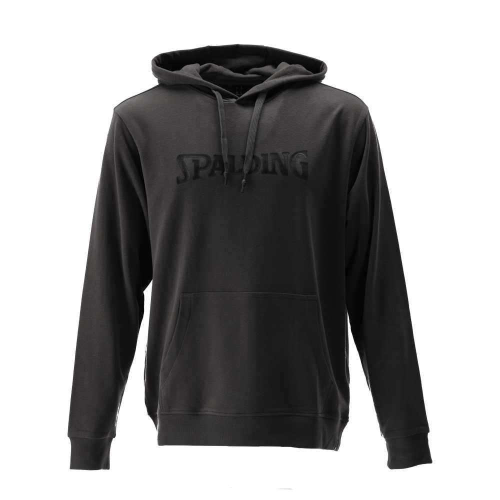 [06.4023-CH/BK-L] Spalding Hoodie Männer (Anthrazit/Schwarz, L)