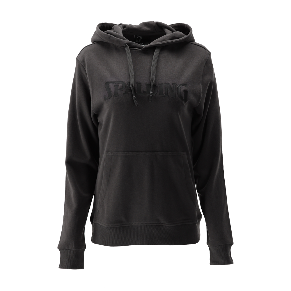 [06.2040-CH/BK-L] Spalding Hoodie Frauen (Anthrazit/Schwarz, L)