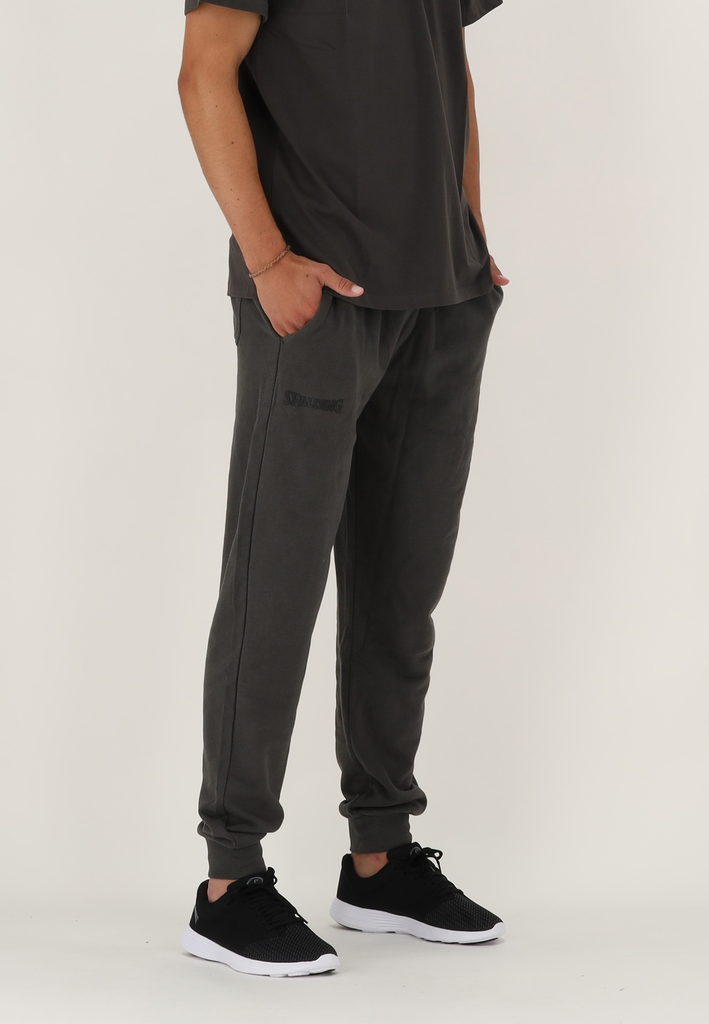 [06.2014-CHBK-L] Spalding Jogger pants Männer (Anthrazit/Schwarz, L)