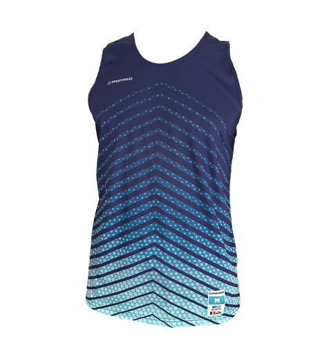 Sport T-shirt zonder mouwen met eigen design