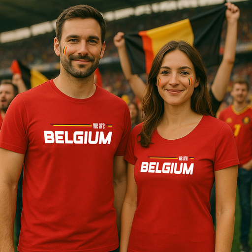 T-shirt "We are Belgium" opdruk 3